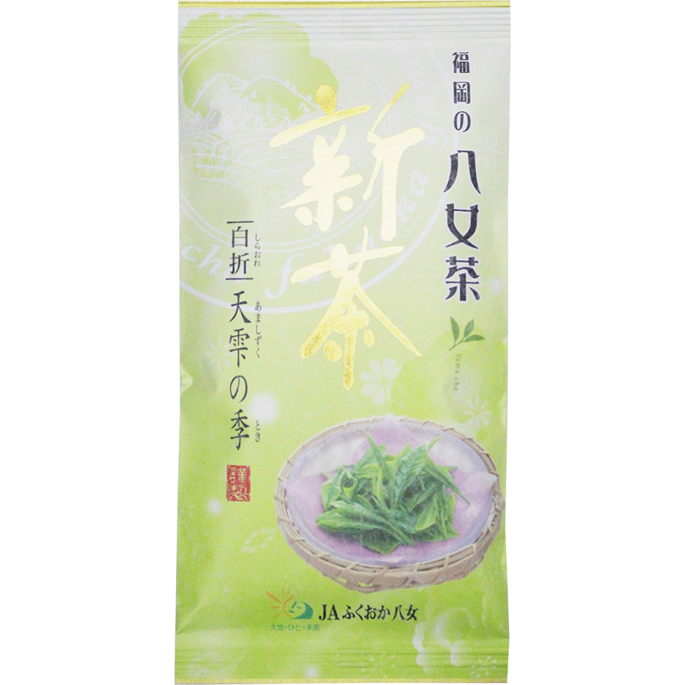 2024年 新茶 天雫の季 ( あましずくのとき ) 100g 白折 - JAふくおか 