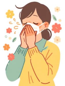 風邪、インフルエンザ、花粉症、アレルギー