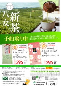 新茶チラシ表面